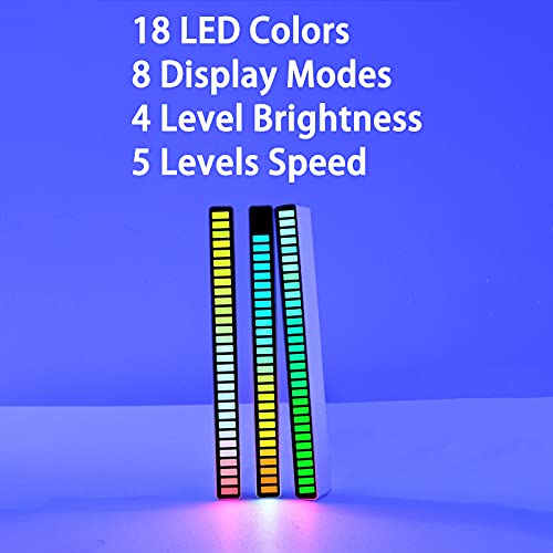 Multifunctional RGB Music Rhythm Level Indicator Bar Lights