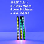 Multifunctional RGB Music Rhythm Level Indicator Bar Lights