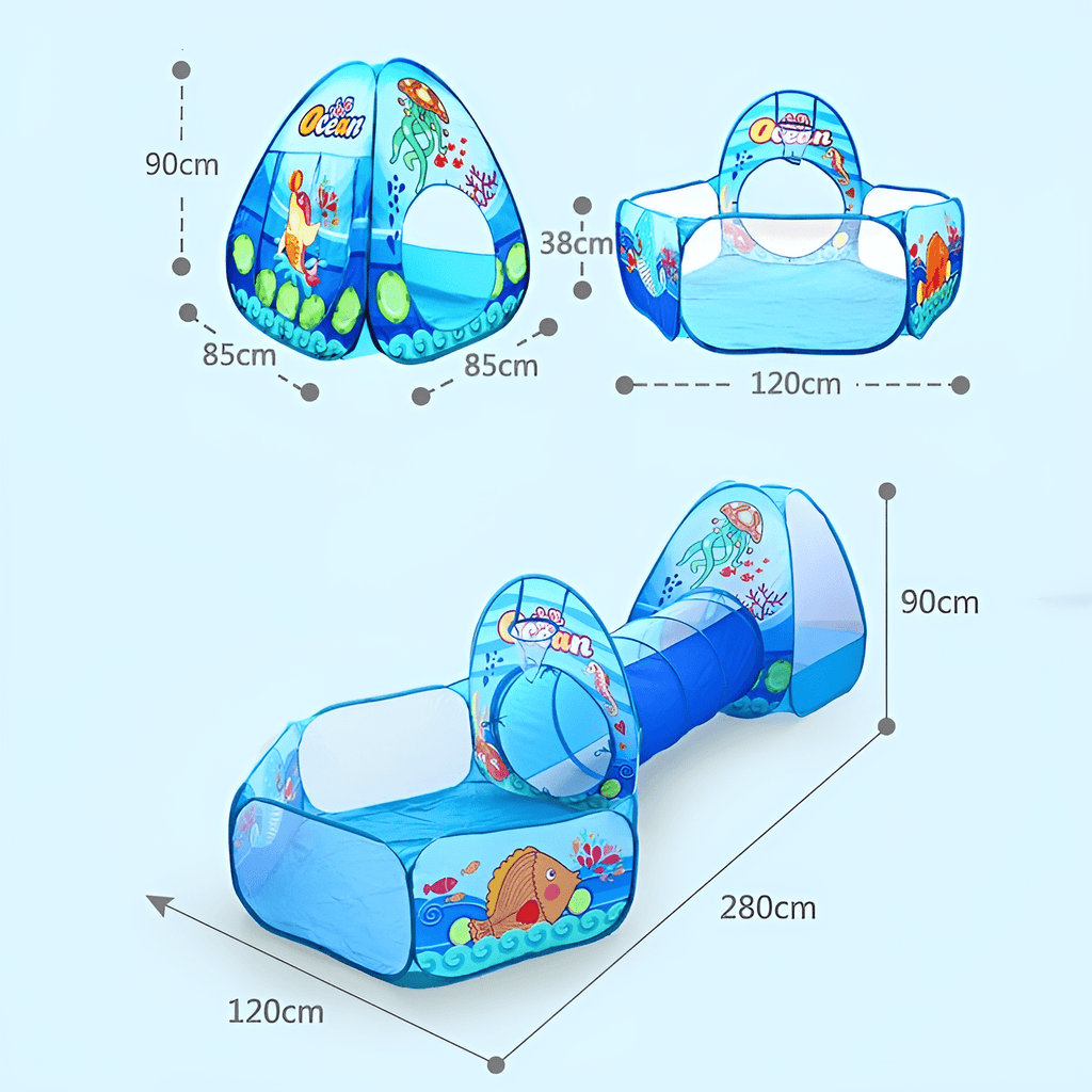 Ball Pool Tent & Tunnel House For Kids