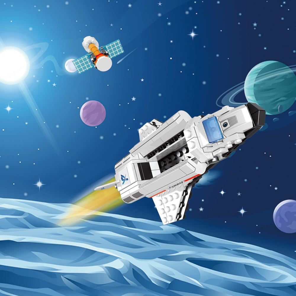 Ultimate Space Shuttle Building Block Set – (682 Pcs)