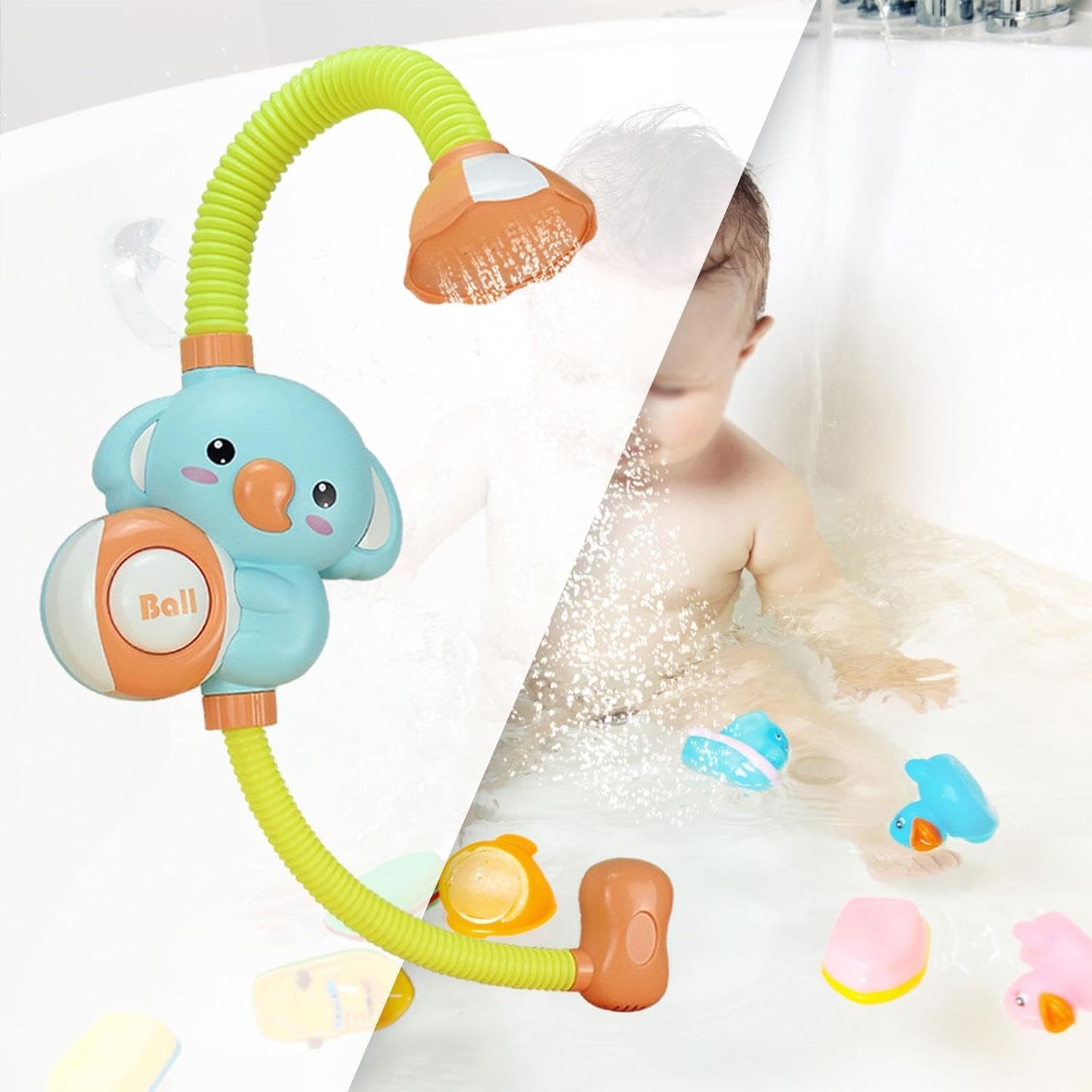 Baby Bath Shower Head Toy Summer Toy Gifts Water Toy for Infant Baby Newborn|Baby Shower Gift Hamper|Baby Clothing Gift Combo|Baby Shower Props|