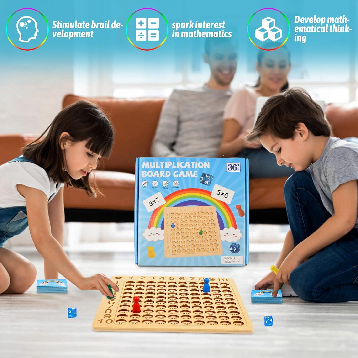 Multiplication Wooden Educational Board