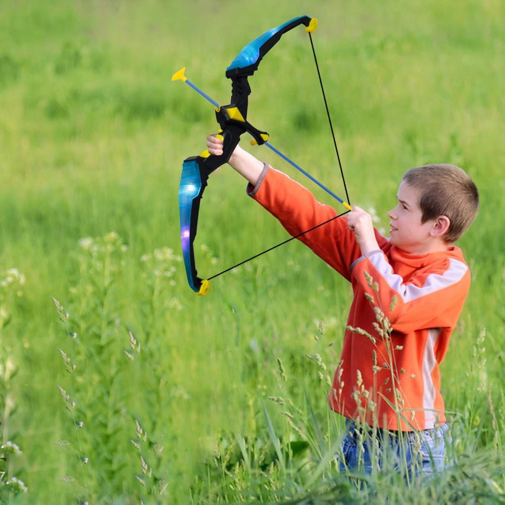 LED Bow & Arrow Set for Kids