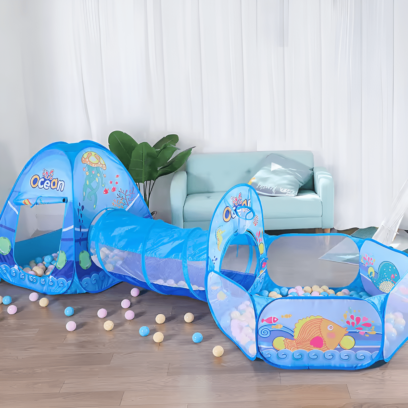 Ball Pool Tent & Tunnel House For Kids