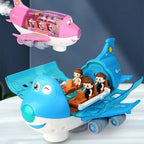 Lightning & Musical 360 Rotating Gear Airplane