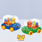 Lightning & Musical Electric Dinosaur Bus For Kids