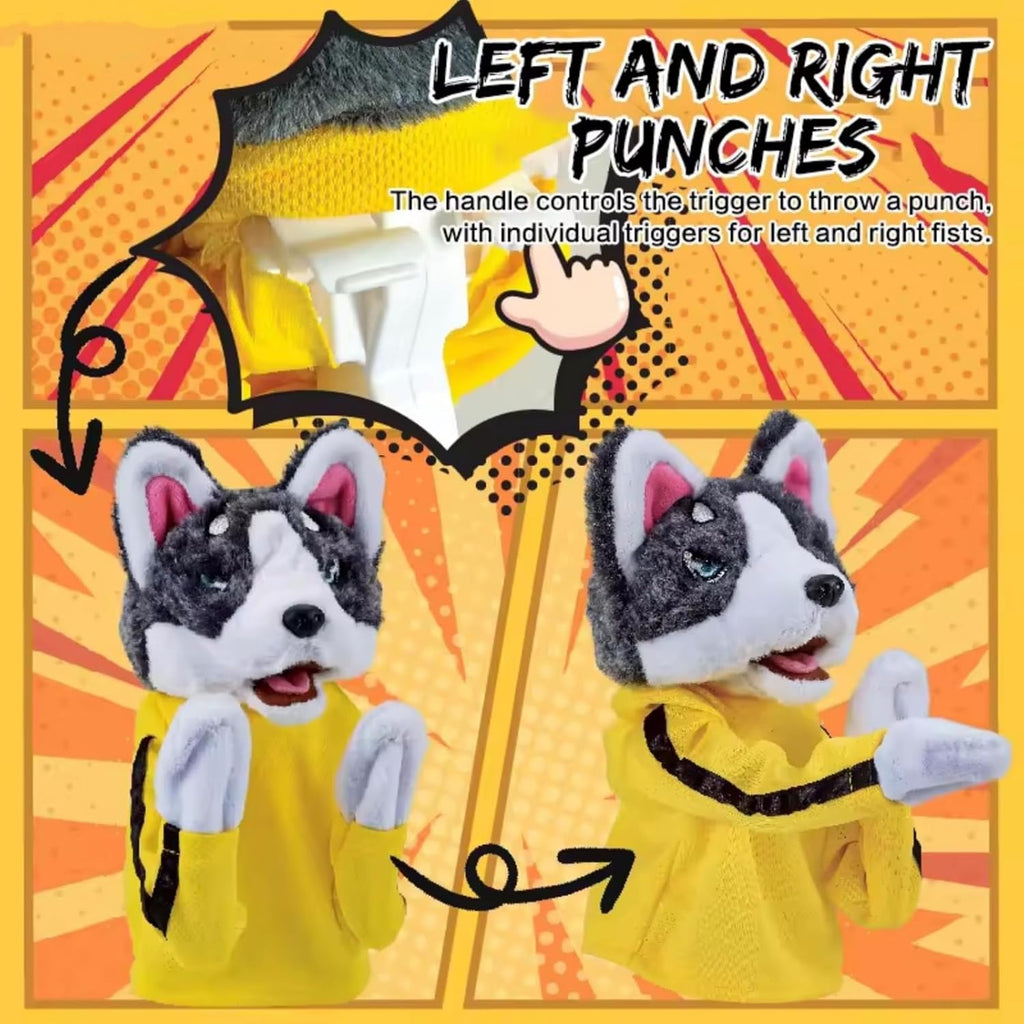 Funny Husky Boxing Hand Puppet