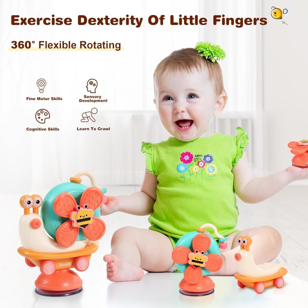 6 IN 1 Windmill Snail Spinner Sensory Toy