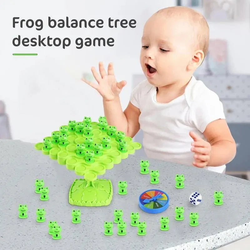 High Challenging Frog Tree Balance Game