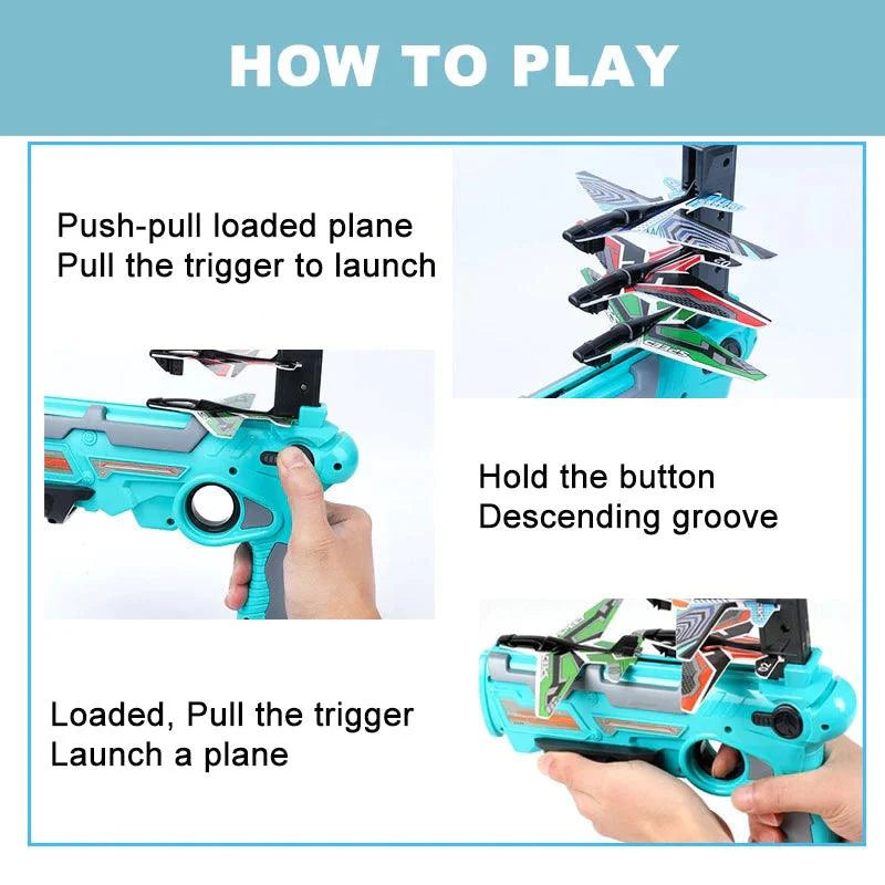 Air Plane Launcher Gun Toy