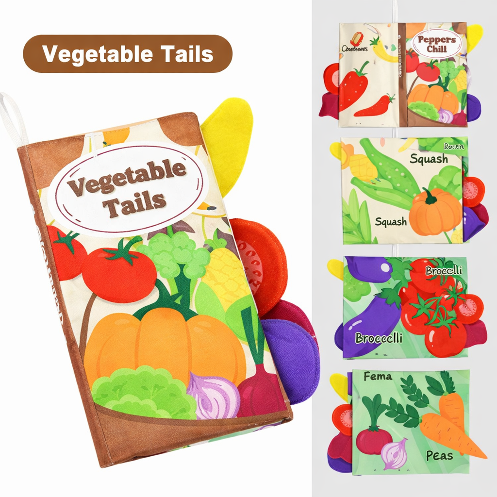 3D First Tail Cloth Book For Toddler