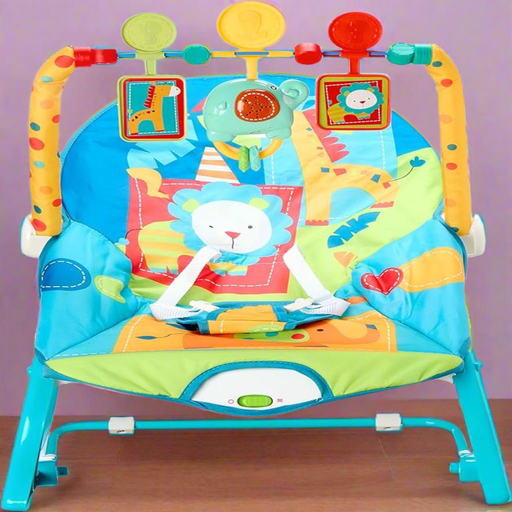 COMFORTABLE & PORTABLE INFANT-TO-TODDLER ROCKER