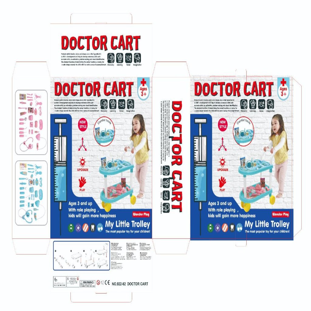Little Doctor On Wheels – Kids Medical Play Cart