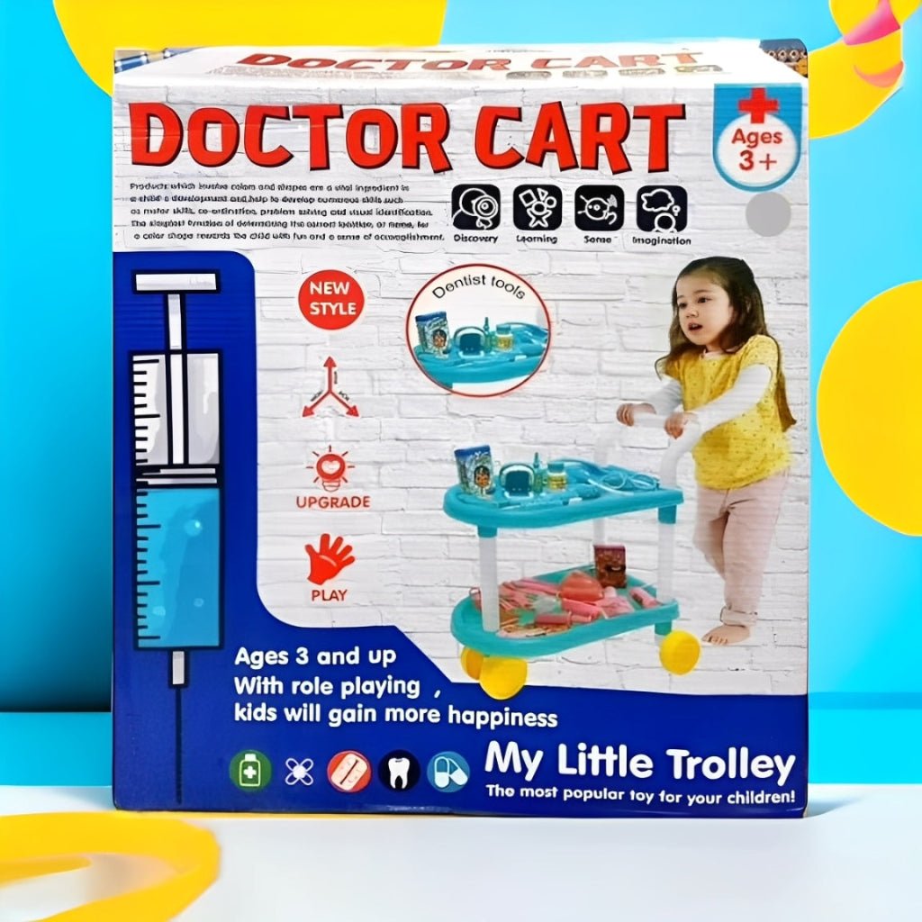 Little Doctor On Wheels – Kids Medical Play Cart