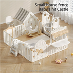 Folding Indoor Children Playground Play Pen Yard Kids Fence Safety Plastic Toy Baby Playpen With Slide and Swing