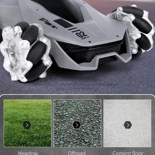 RC Drift & Stunt Car with Light Music Sound & Spray