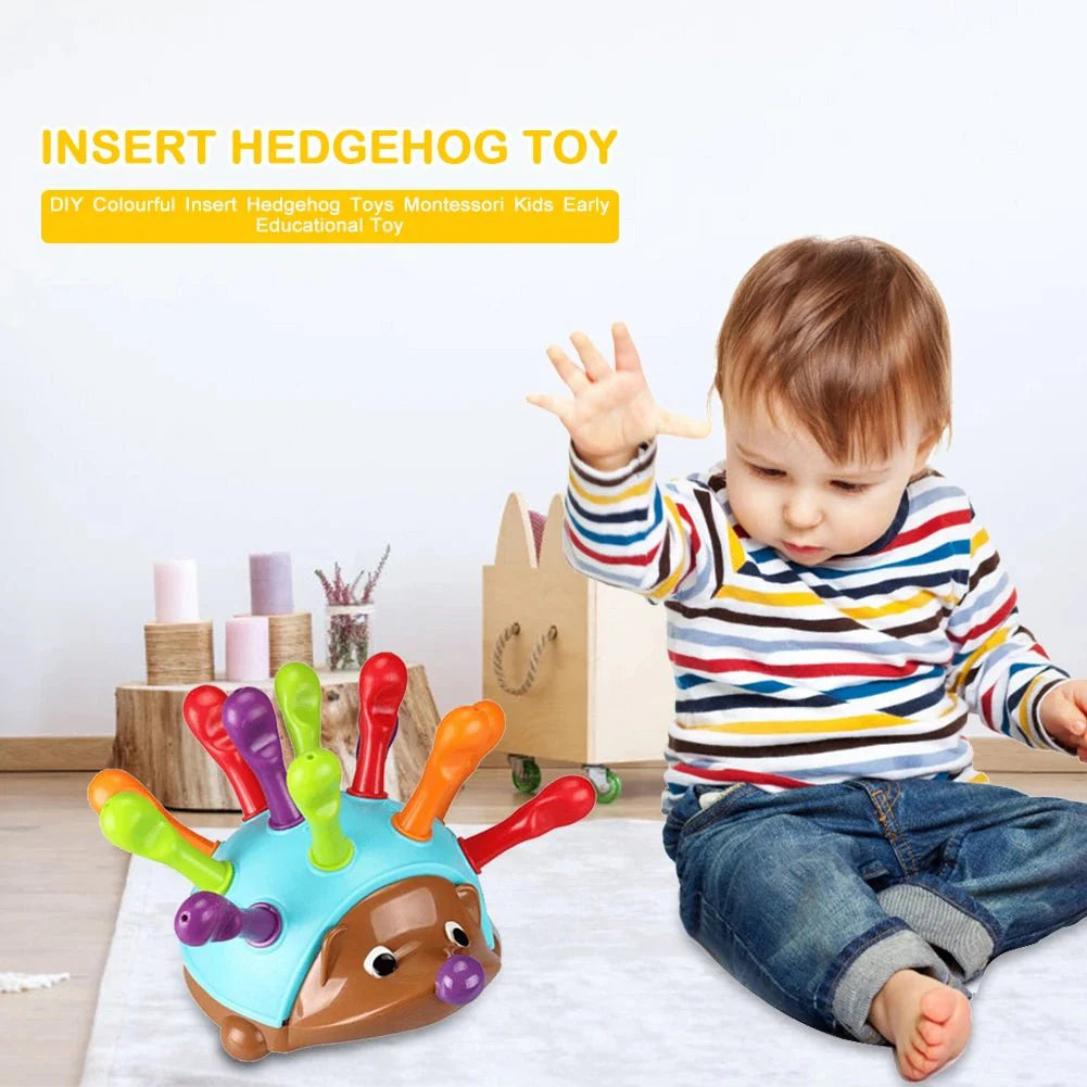 Montessori Hedgehog Colors & Numbers Sorter Toy