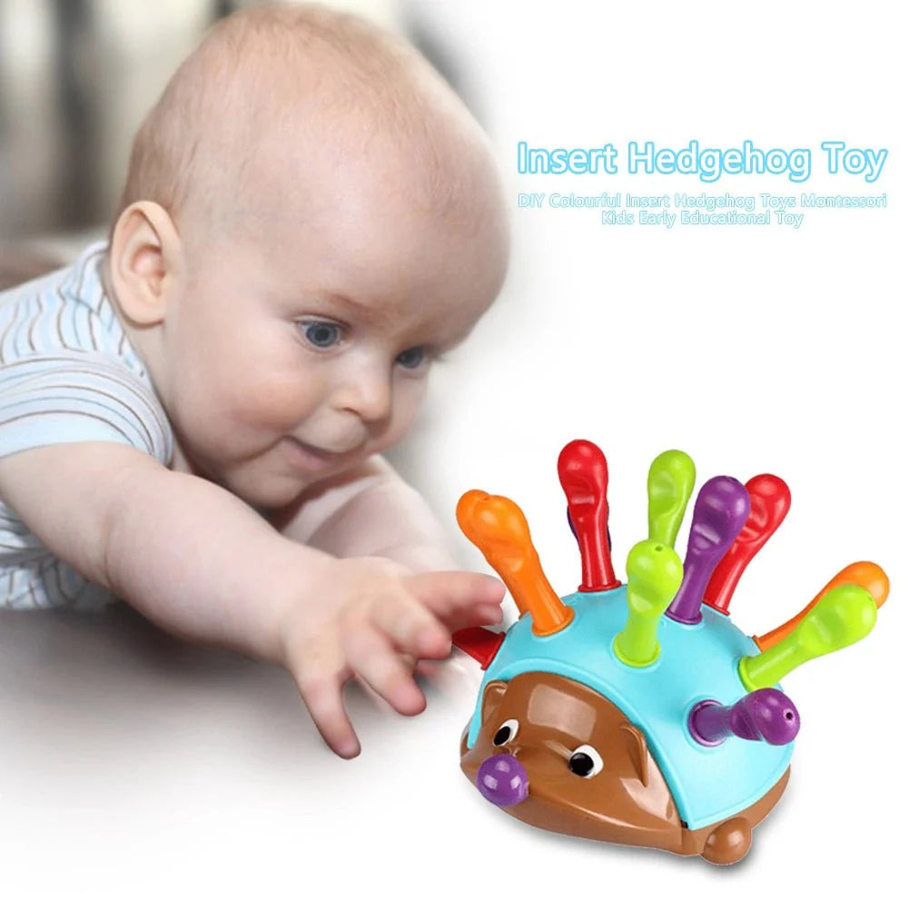 Montessori Hedgehog Colors & Numbers Sorter Toy