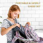 Magnetic Chess Set – 12.5'' Foldable Board for All Ages