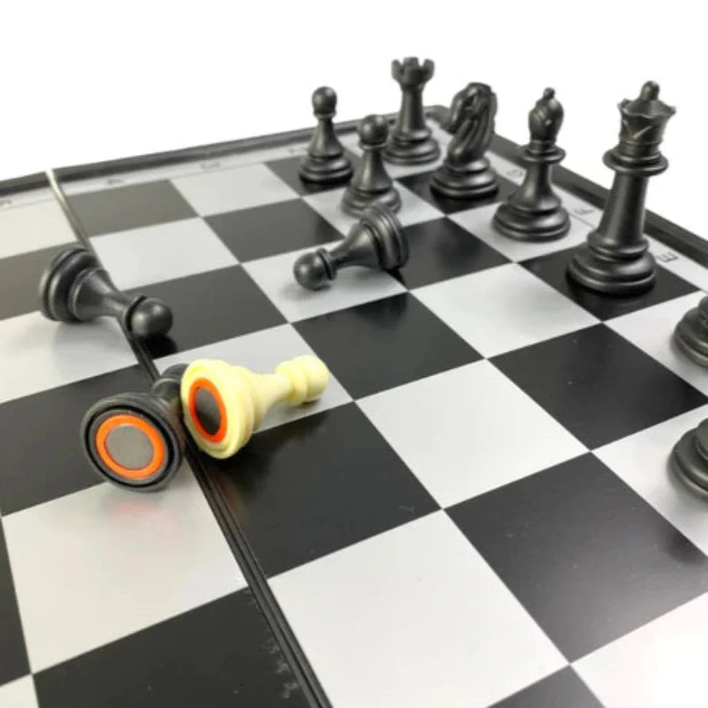 Magnetic Chess Set – 12.5'' Foldable Board for All Ages