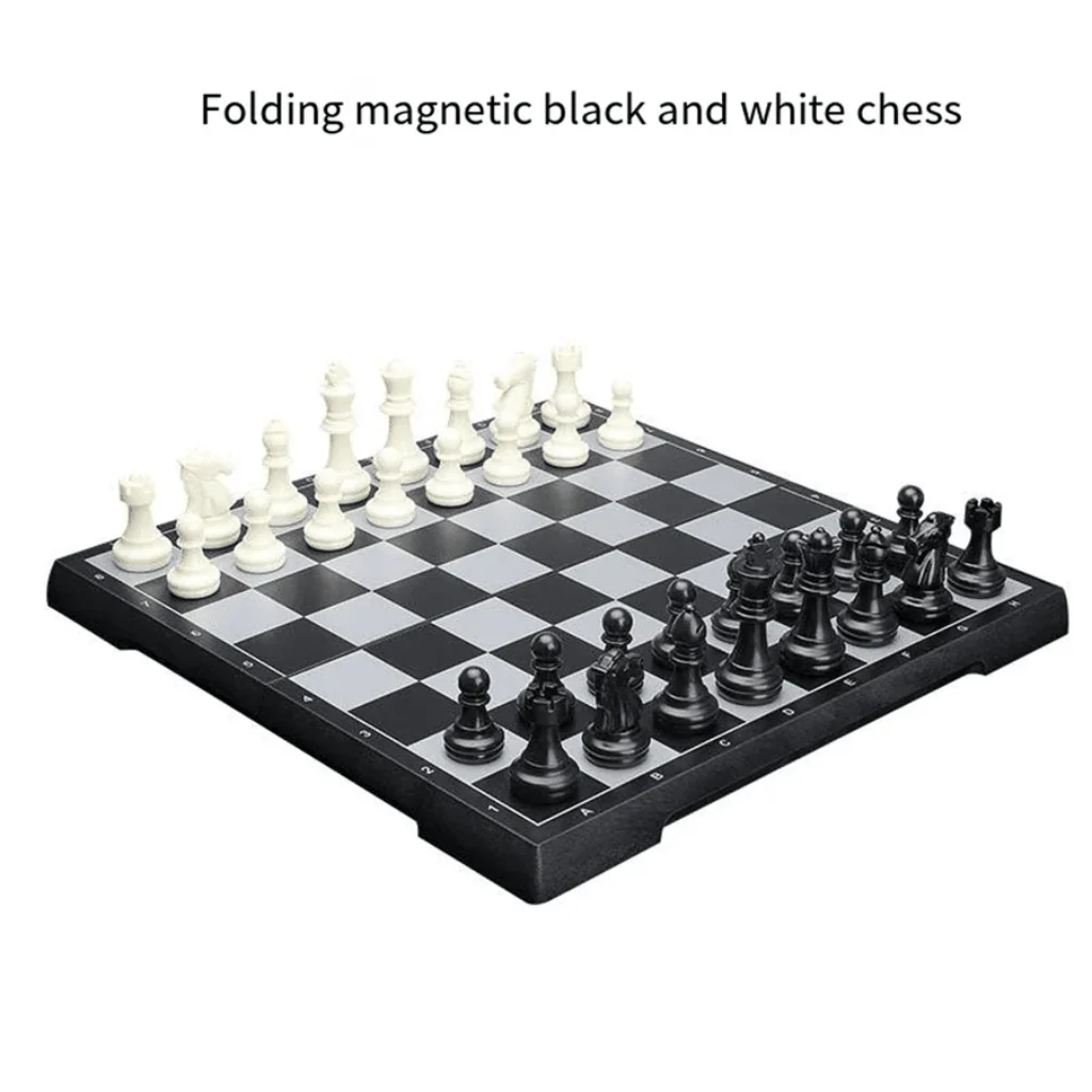 Magnetic Chess Set – 12.5'' Foldable Board for All Ages