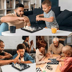 Magnetic Chess Set – 12.5'' Foldable Board for All Ages
