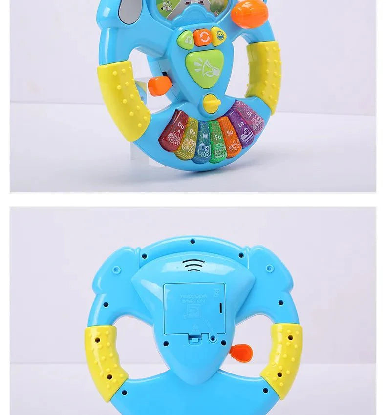 Lightning & Musical Steering Wheel For Kids