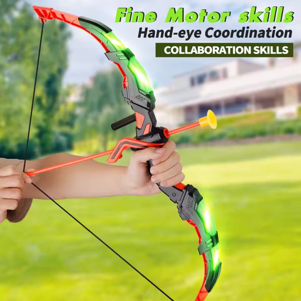 LED Bow & Arrow Set for Kids