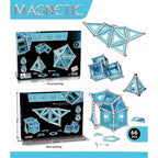 3D CRYSTAL MAGNETIC BUILDING BLOCKS PUZZLE (66 Pcs)