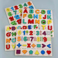 Pre-Schoolers Wooden Alphabets Numbers & Urdu Letters