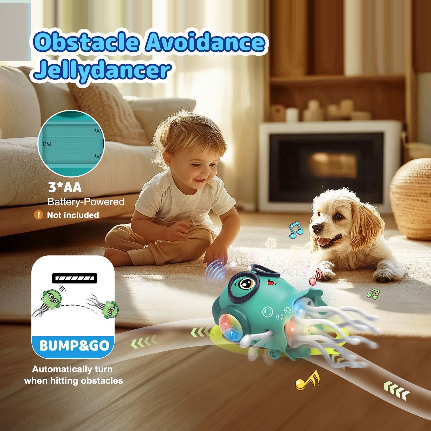 Lightning & Musical Jelly Fish Dance Toy