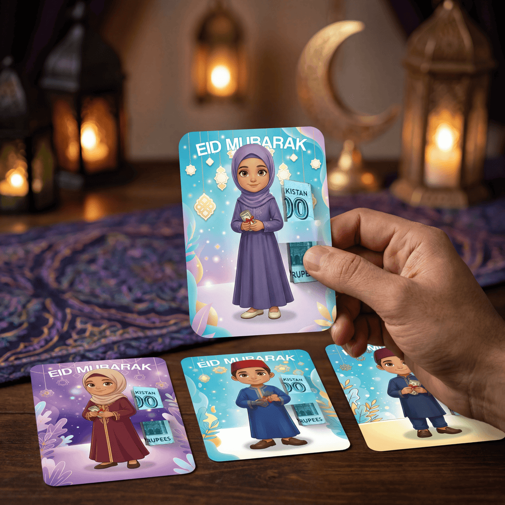 Kiddiewink’s Eidi Tuck Cards For Kids (Mix)