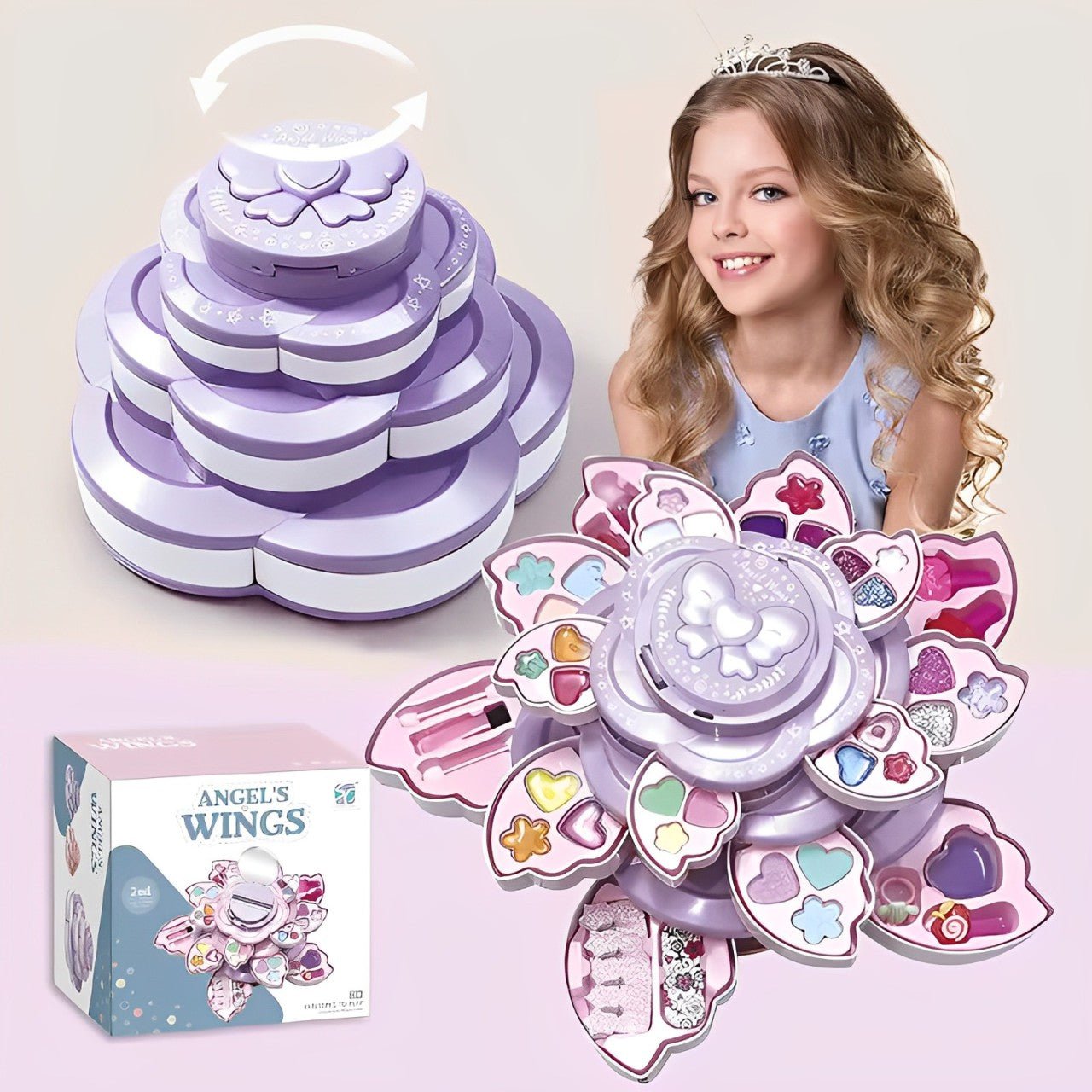 2-in-1 Interactive Princess Makeup Set (Top Seller)