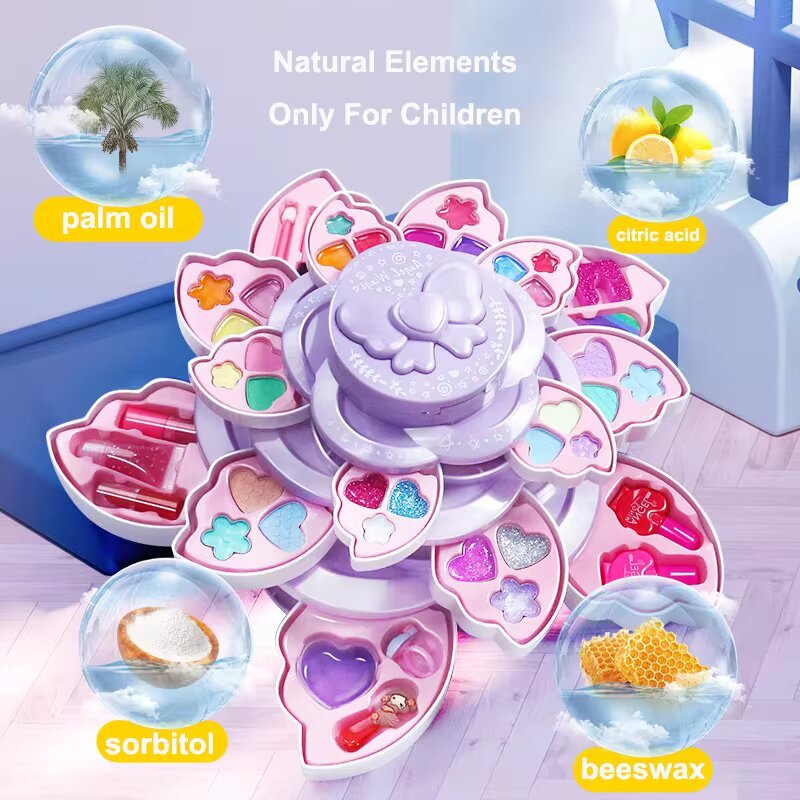 2-in-1 Interactive Princess Makeup Set (Top Seller)